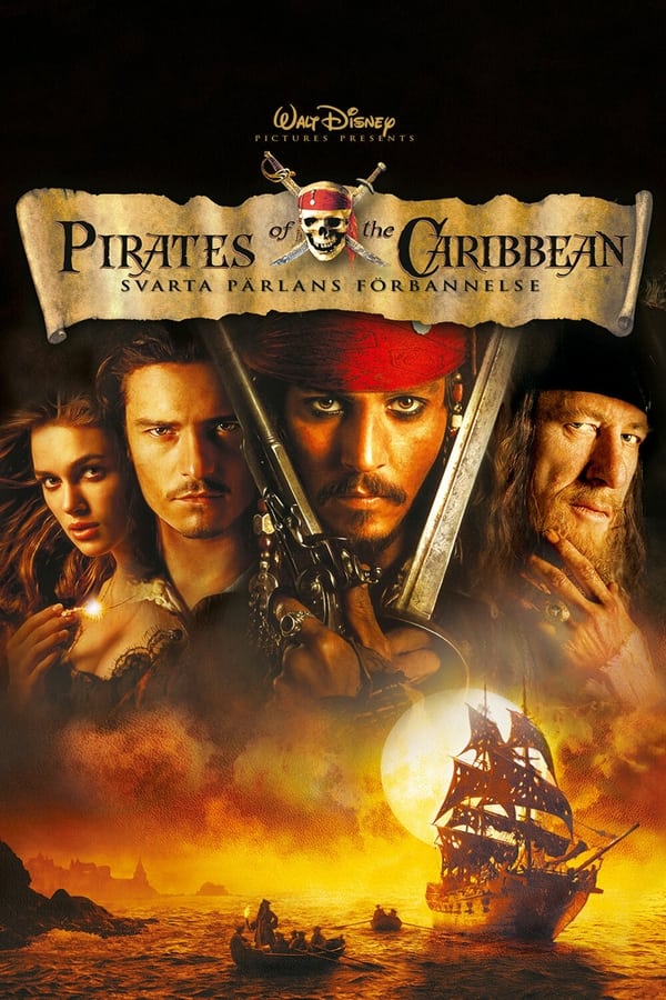 Affisch för Pirates Of The Caribbean: Svarta Pärlans Förbannelse