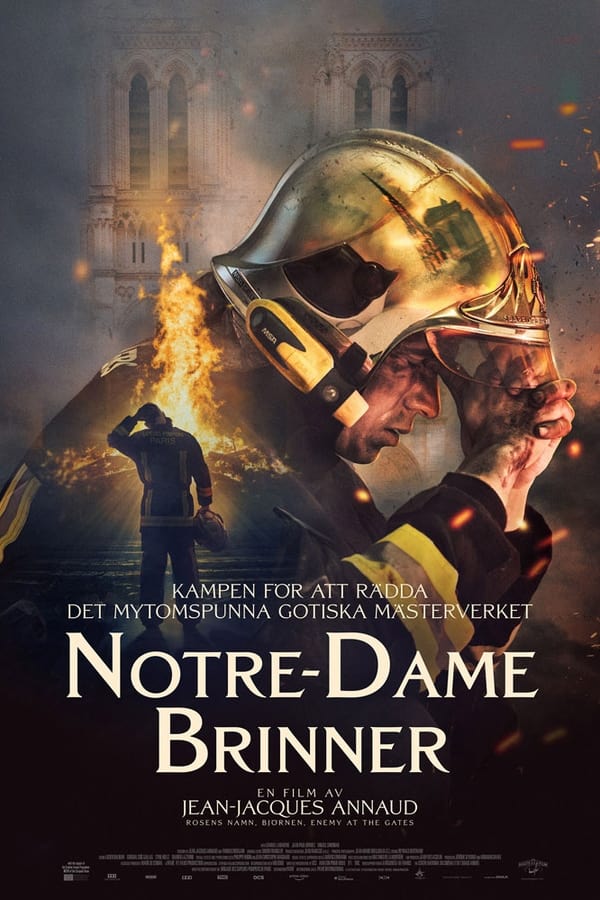Affisch för Notre-Dame Brinner