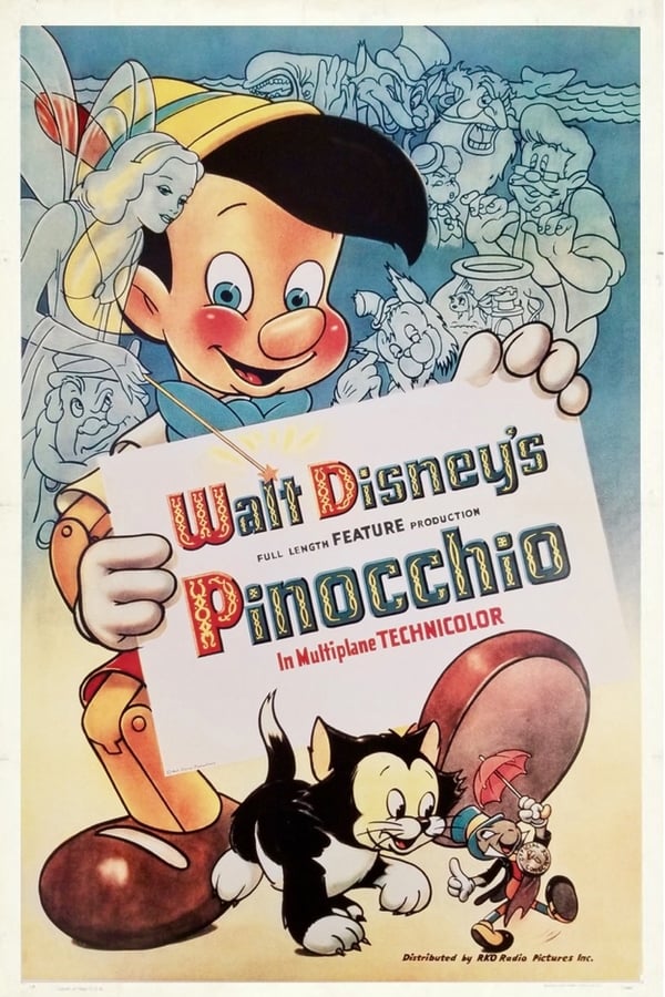 Pinocchio 1940 Dual Audio Hindi-English Full Movie 480p 720p