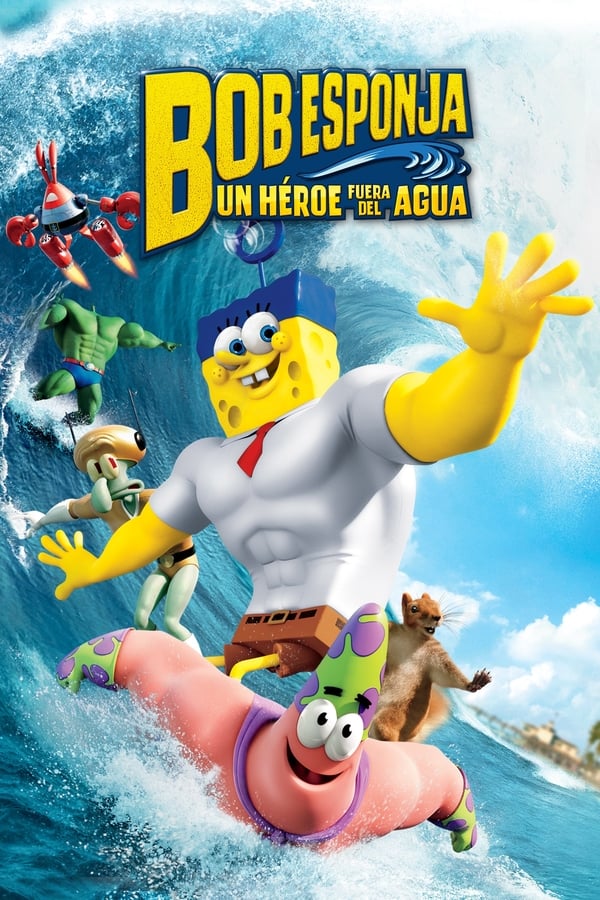 Bob Esponja Un heroe fuera del Agua (2015) Full HD BRRip 1080p Dual-Latino