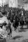 The Defilee of Army Orchestra, Carriages and Horsemen